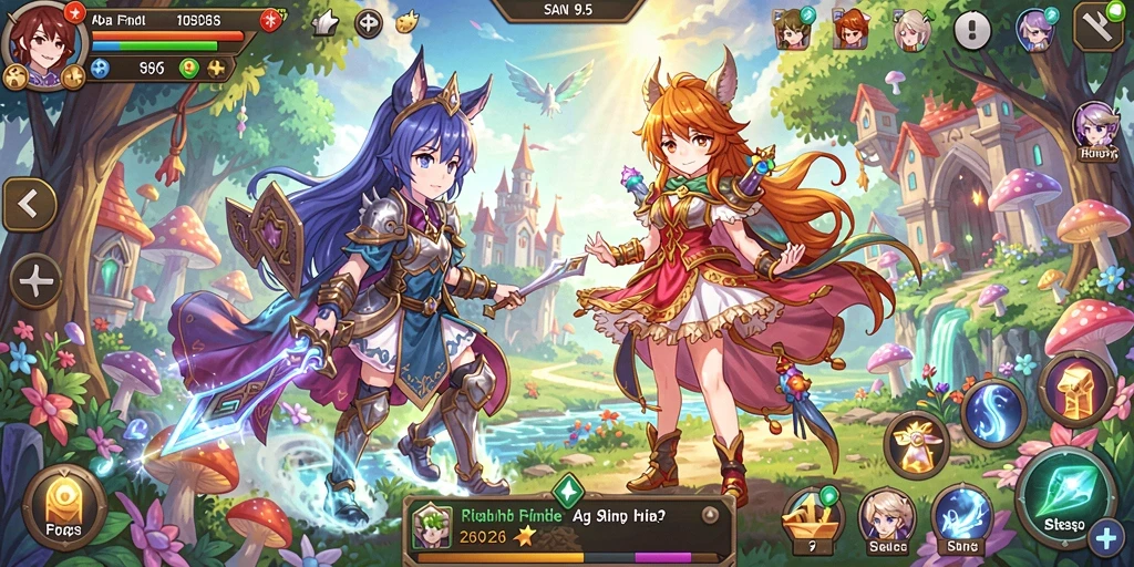 Screenshot memperlihatkan grafik menawan dari gameplay.