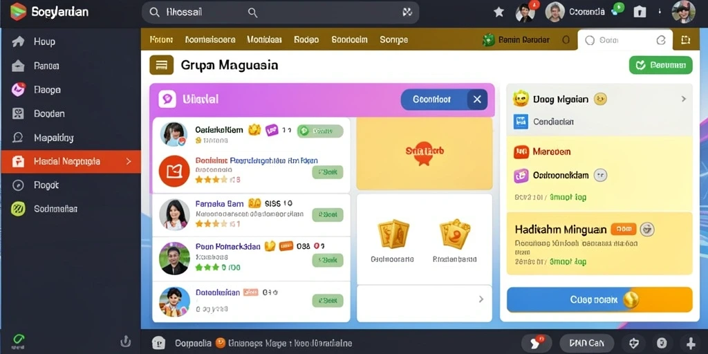 Tampilan antarmuka pengguna yang intuitif dan menarik.