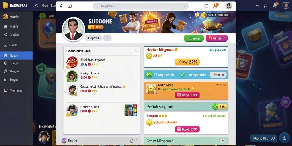 Komunitas aktif siap membantu pemain baru.